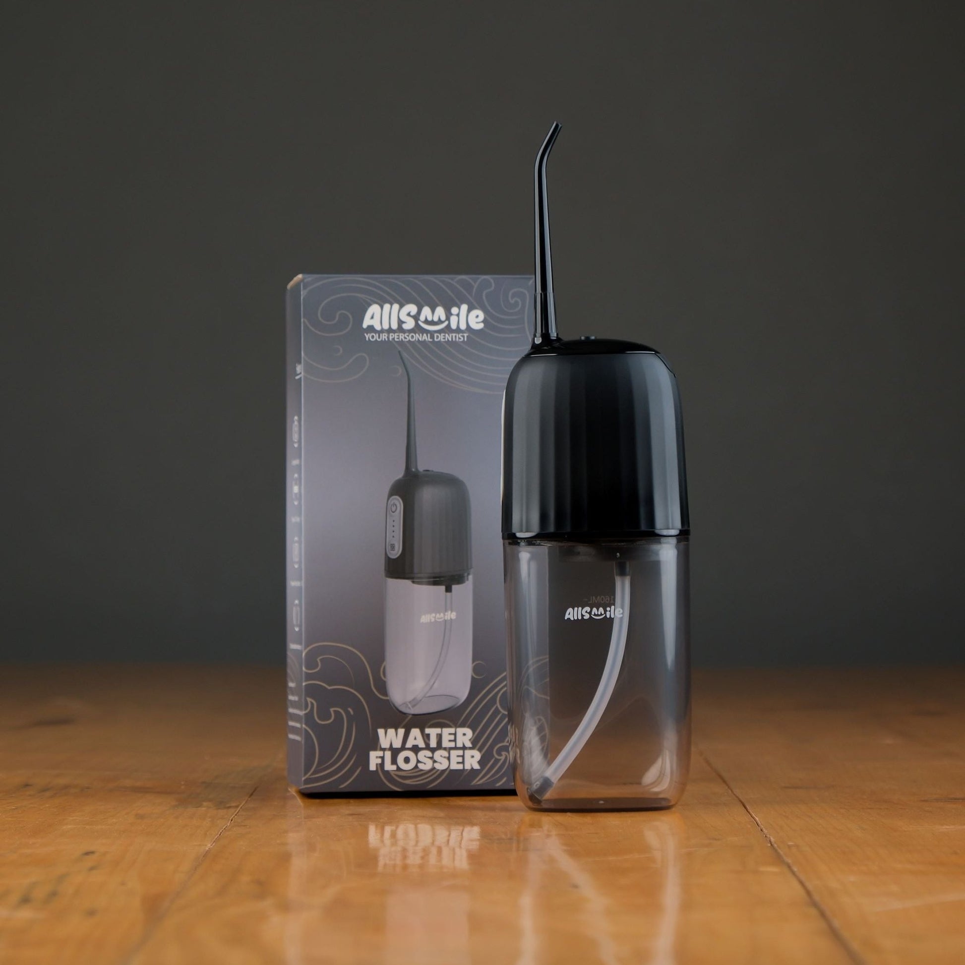 Portable Allsmile Water Flosser for fresh breath on the go